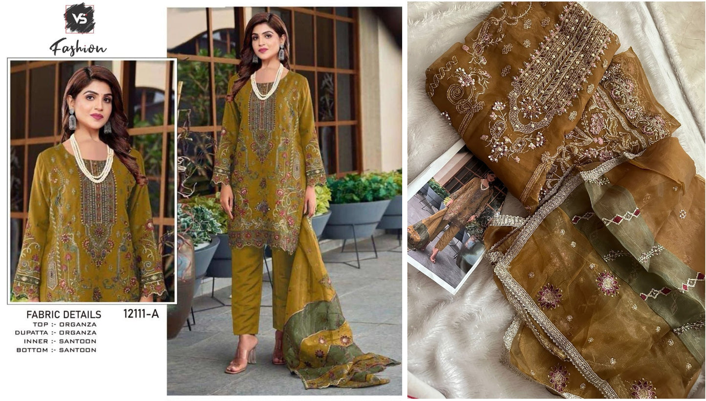 12111A Vs Fashion Pakistani Salwar Suits