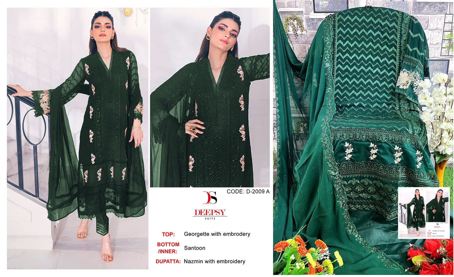 2009A Deepsy Pakistani Salwar Suits