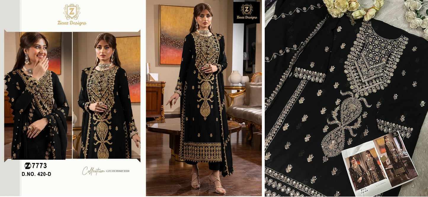 420D Ziaaz Designs Pakistani Salwar Suits