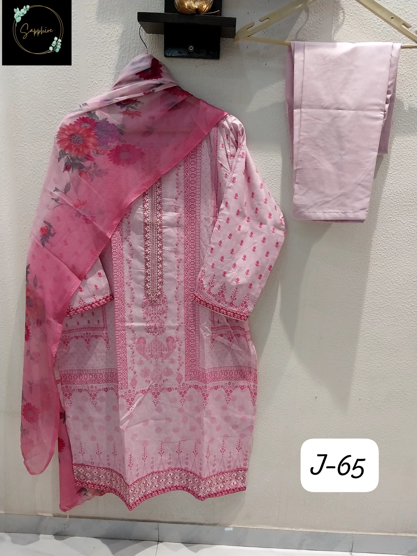 Jazmin Vol 65 Pink Sapphire Pakistani Readymade Suits