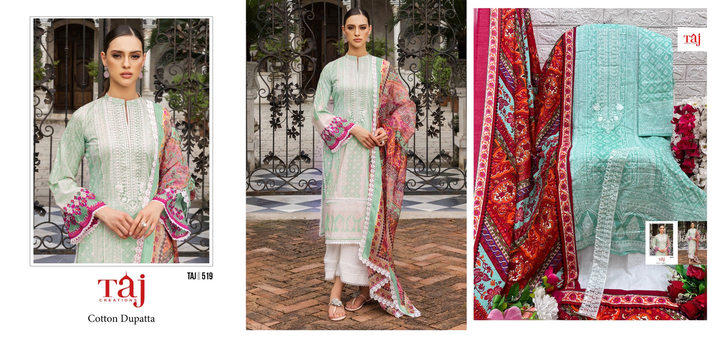 519 Taj Creations Pakistani Salwar Suits