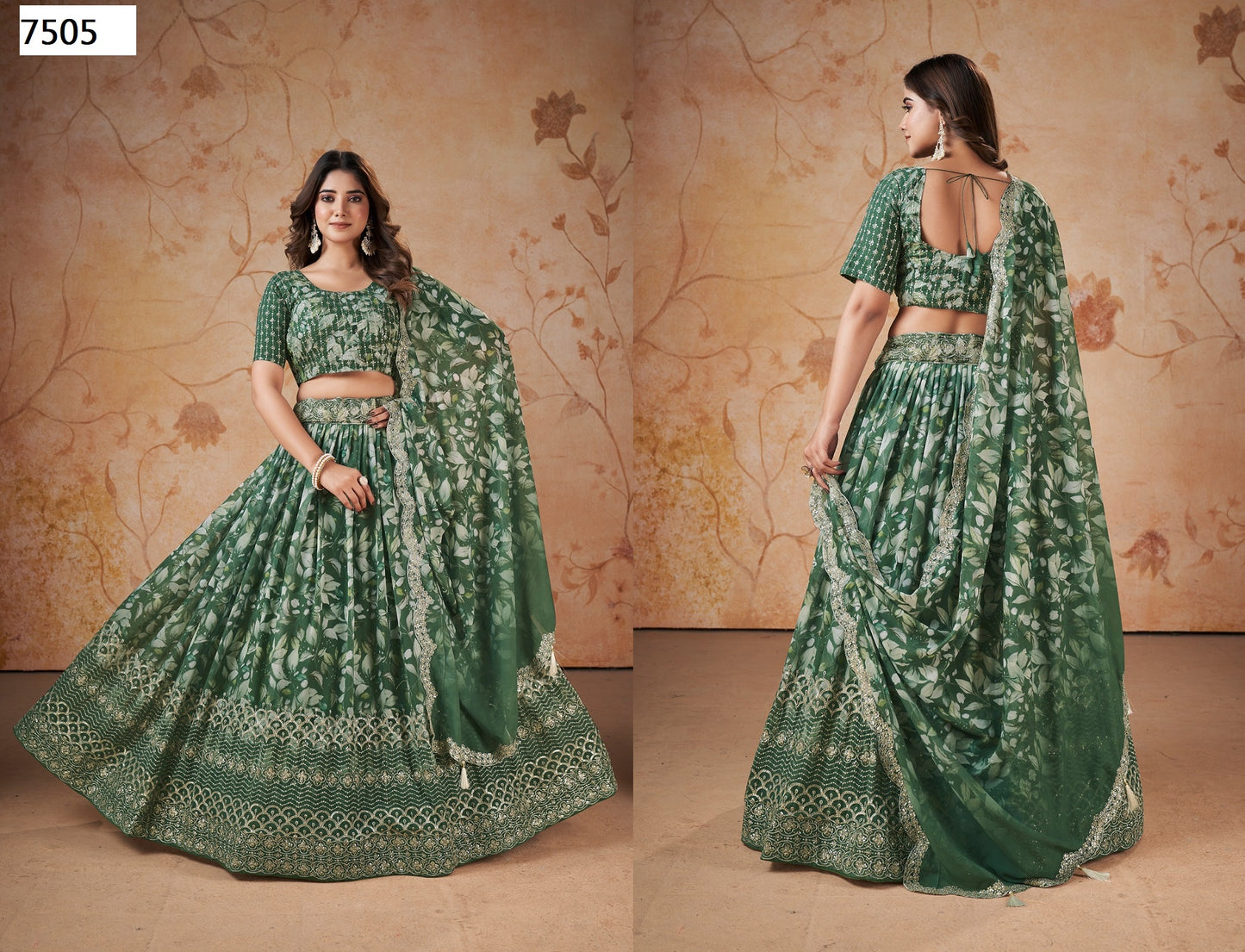 7505 Florence Vol 2 Aahvan Designs Lehenga Choli