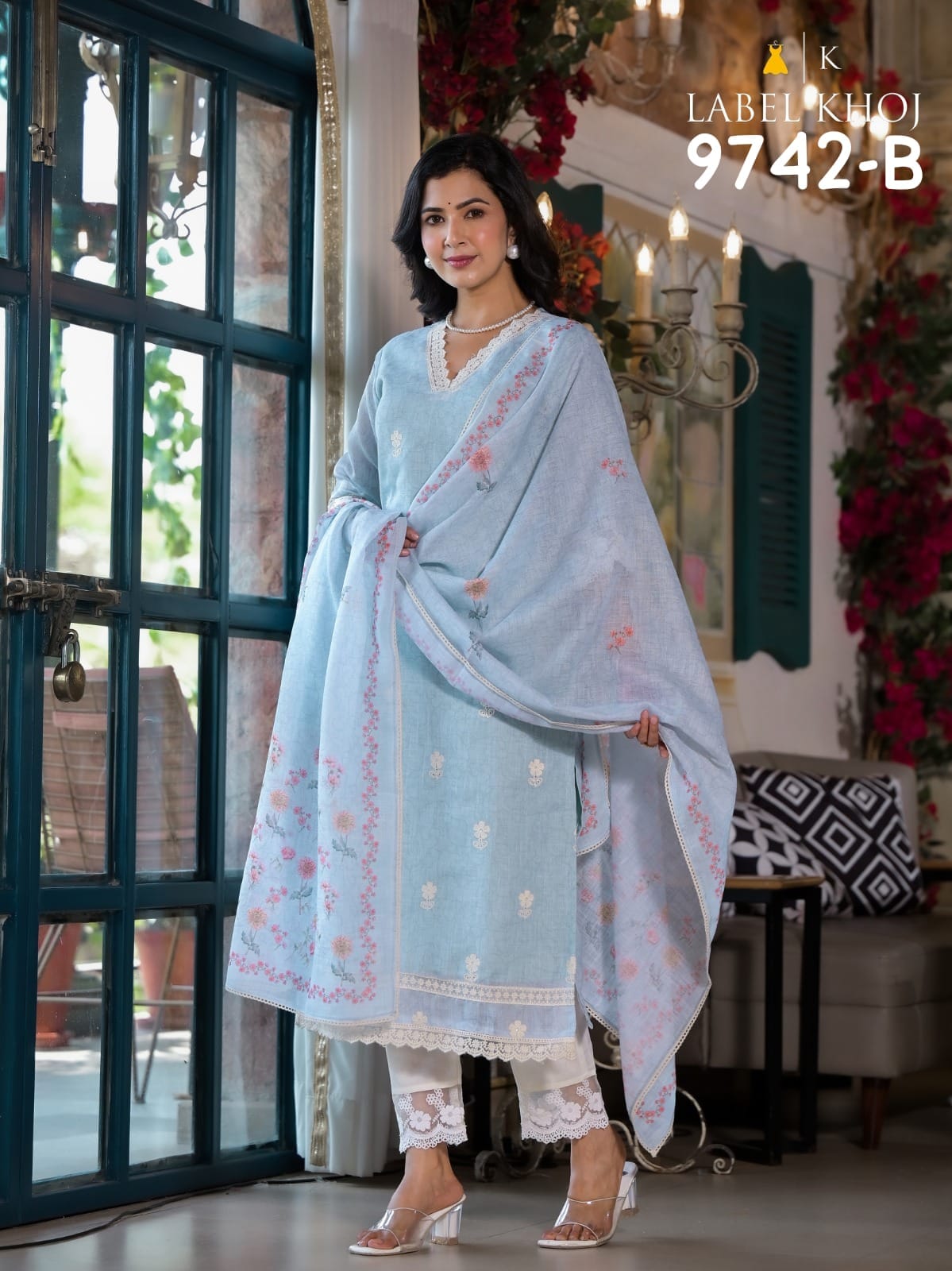 9742B Label Khoj Readymade Suits