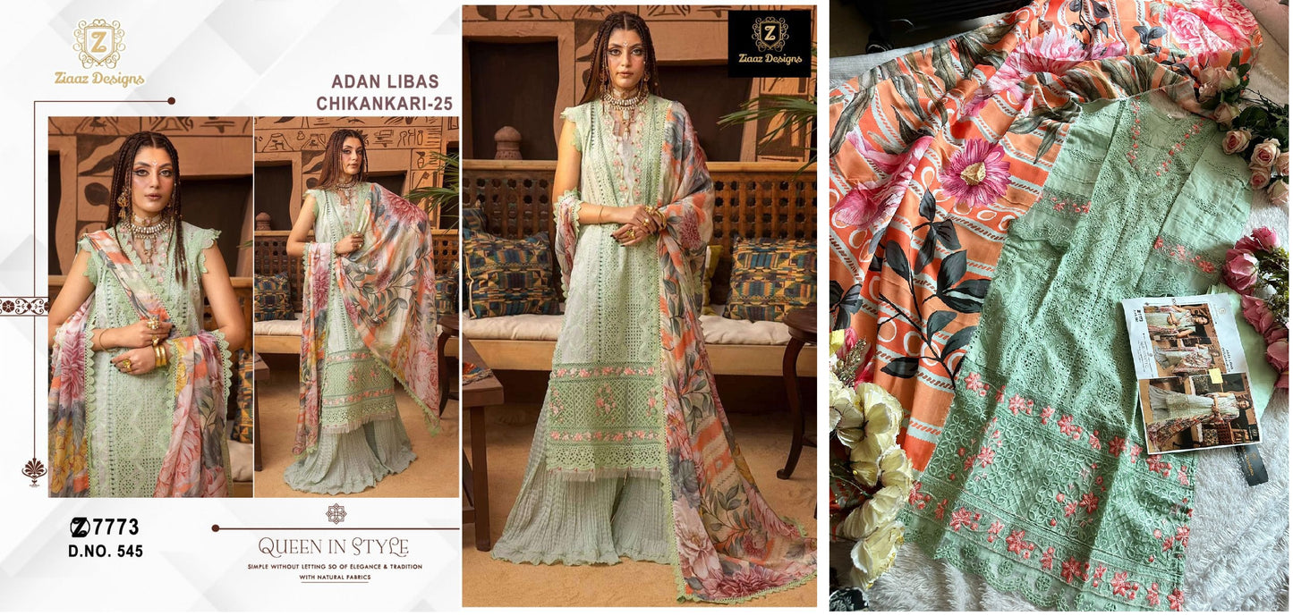 545 Ziaaz Designs Pakistani Salwar Suits