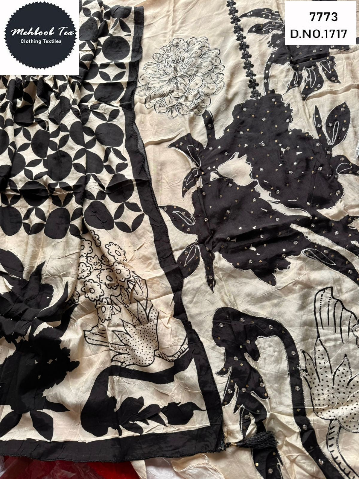 1717 Mehboob Tex Printed Karachi Unstitched Suits