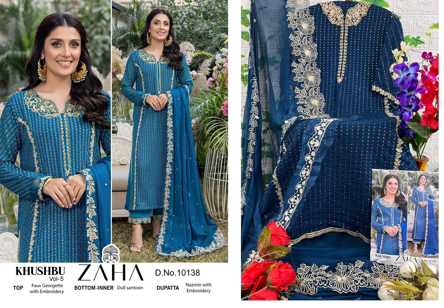 10138 Zaha Pakistani Salwar Suits