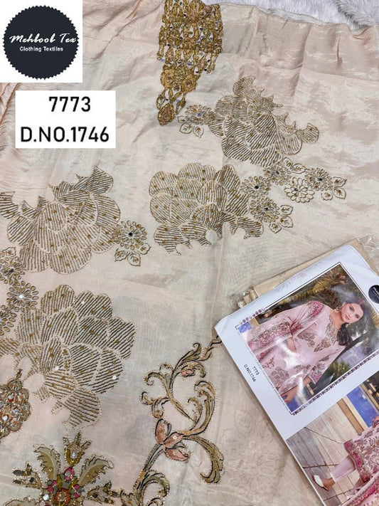 1746 Mehboob Tex Pure Viscose Karachi Unstitched Suits