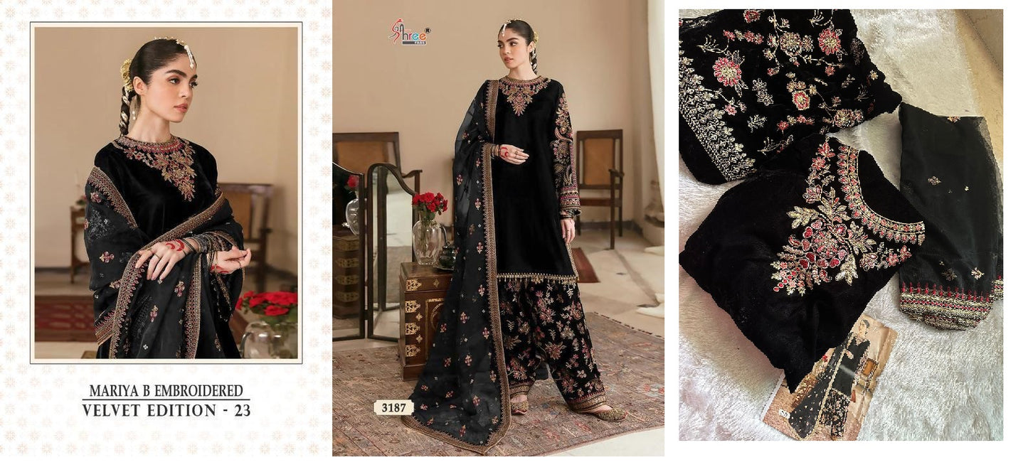 S 3187 Shree Fabs Pakistani Salwar Suits