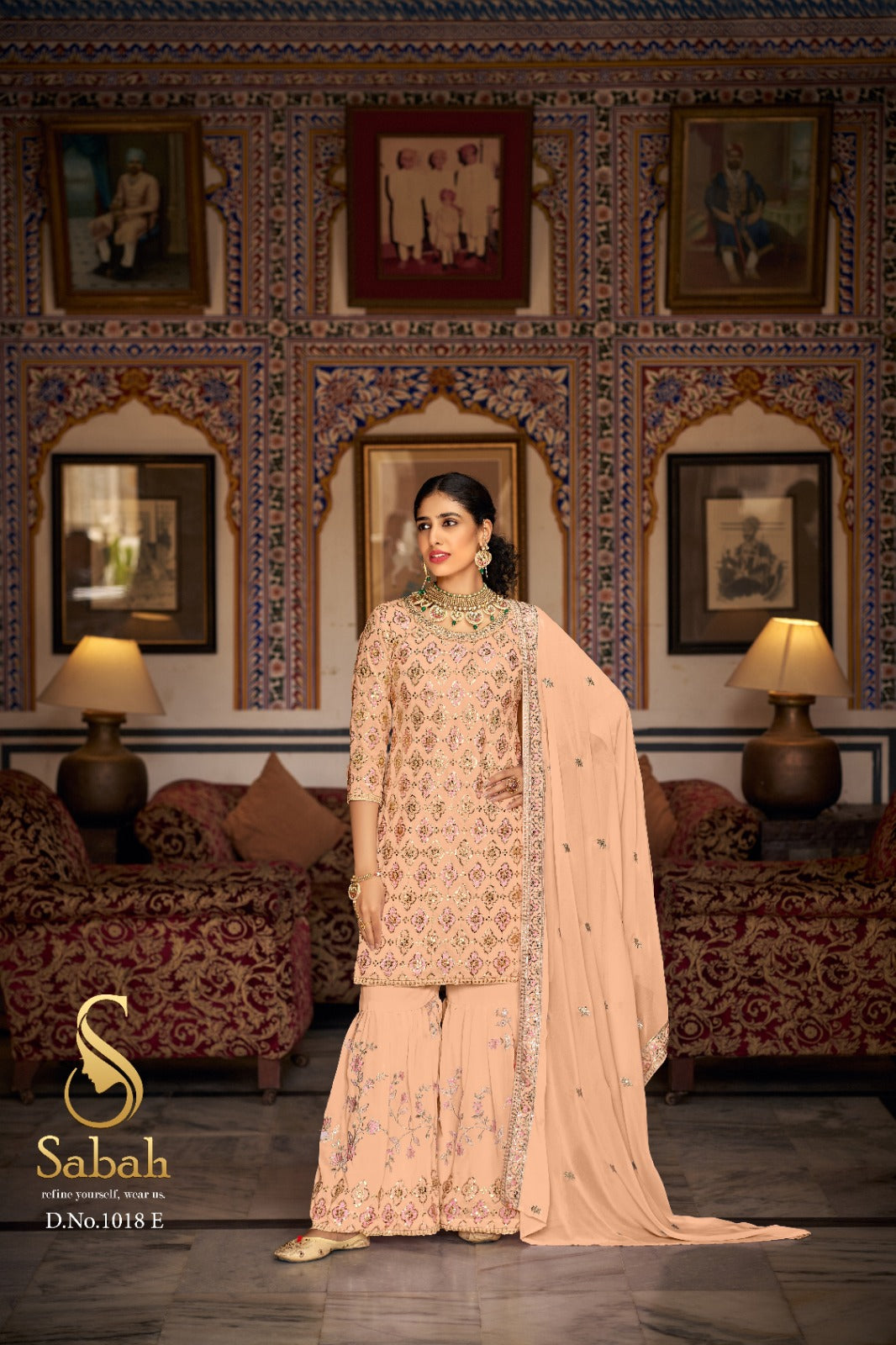 1018E Sabah Unstitched Suits