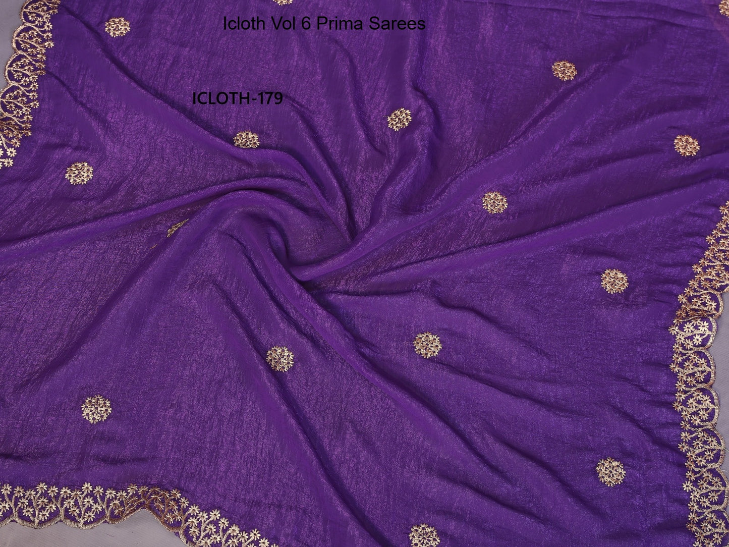 179 Icloth Vol 6 Prima Crunchy Crush Sarees