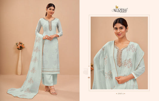 2045A Murad Vol 9 Alizeh Unstitched Suits
