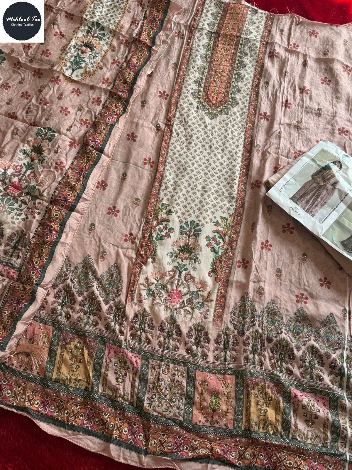 1813-B Mehboob Tex Pure Viscose Pakistani Salwar Suits