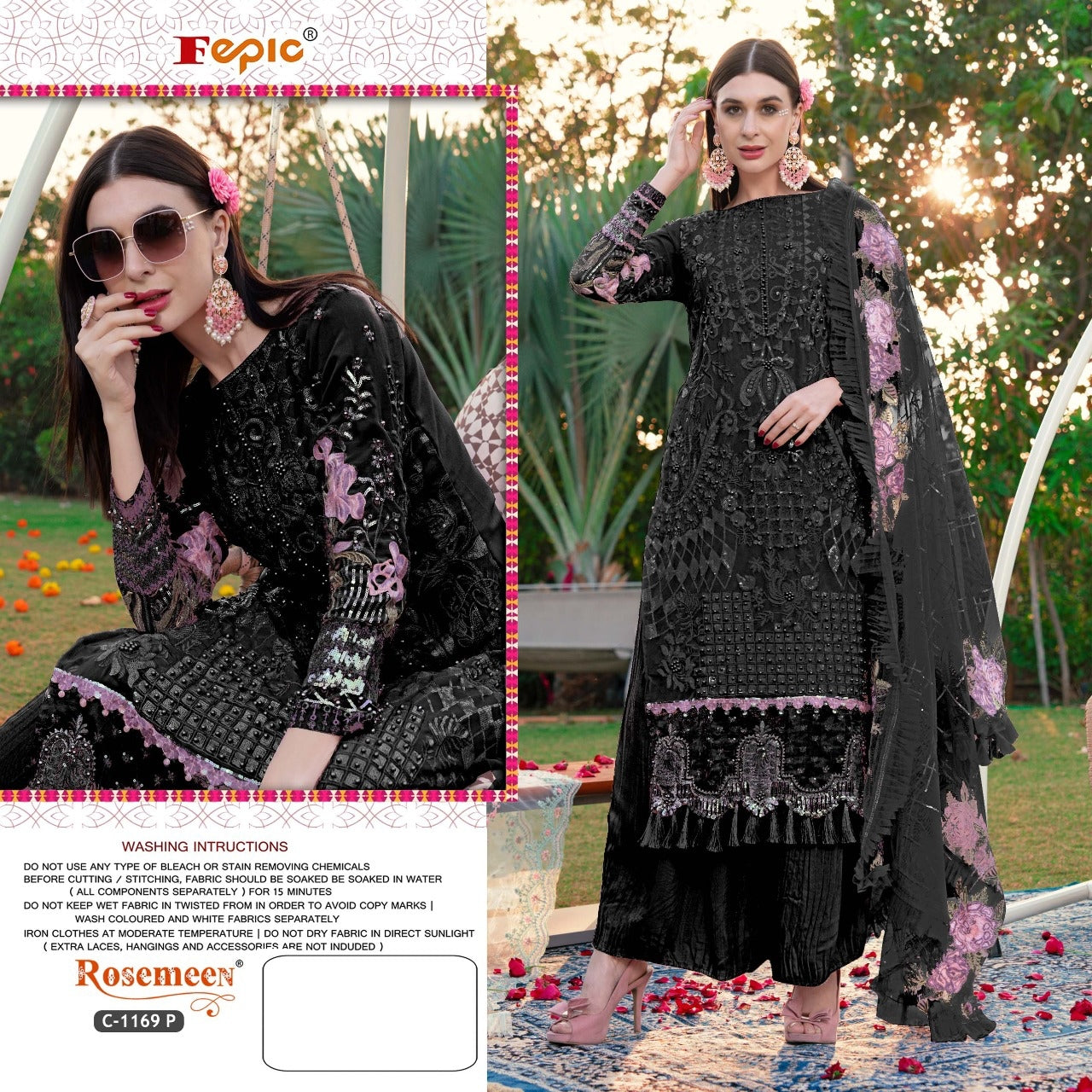 C-1169-P Fepic Pakistani Salwar Suits
