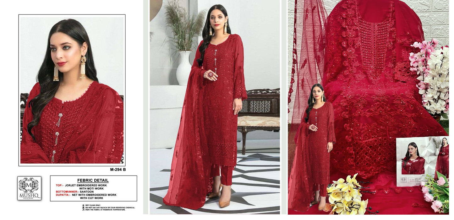 294B Mushq Pakistani Salwar Suits
