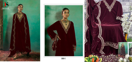 3293C Deepsy Velvet Suits