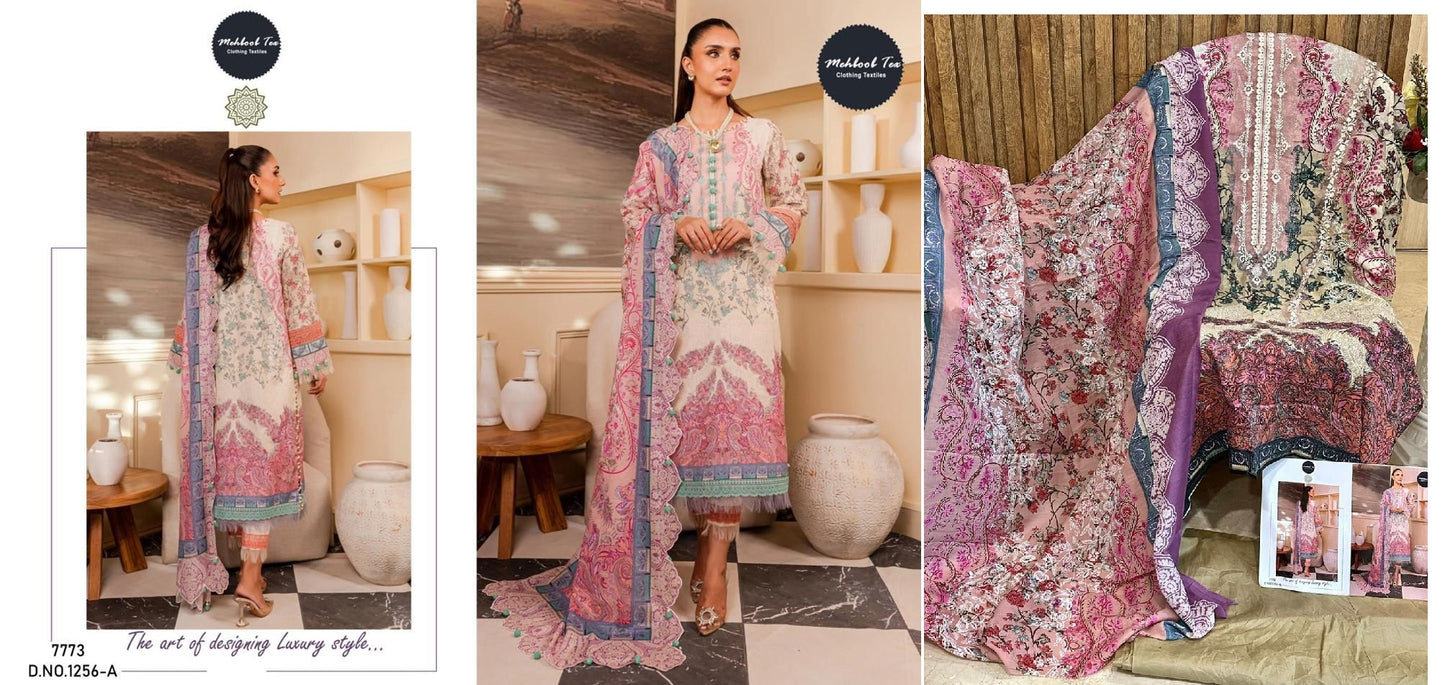 1256 Mehboob Tex Pakistani Salwar Suits