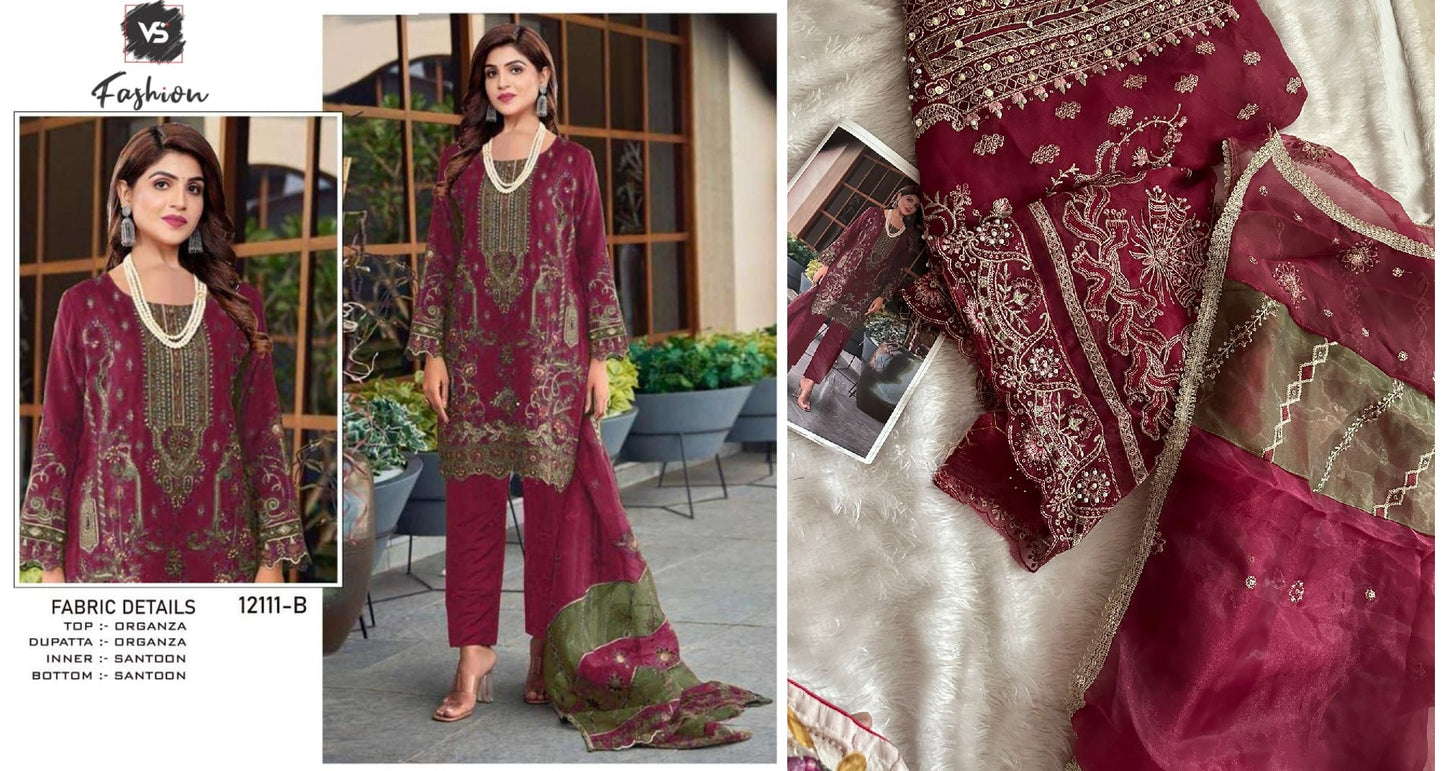 12111B Vs Fashion Pakistani Salwar Suits