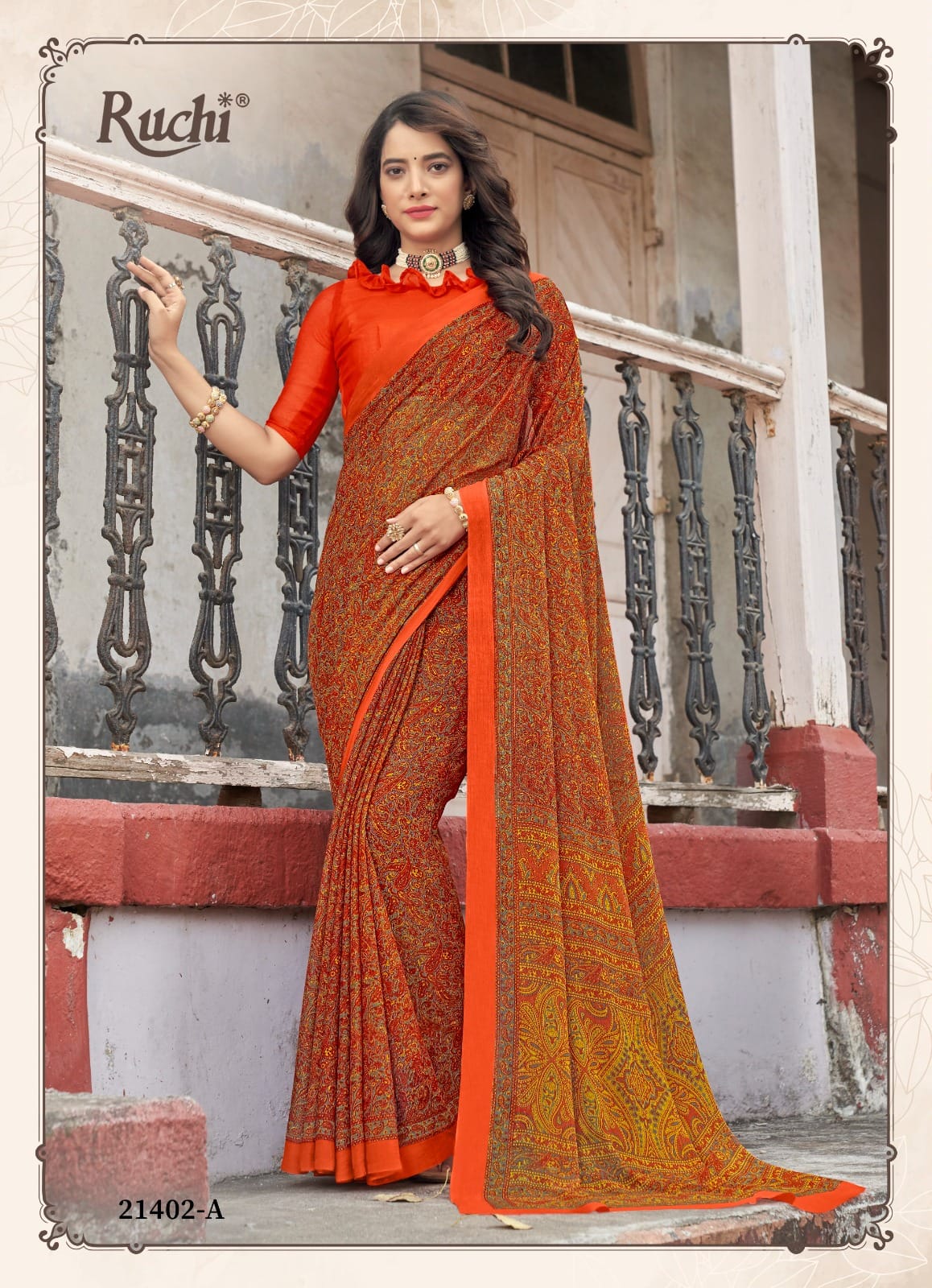 21402A Star Vol 95 Ruchi Sarees