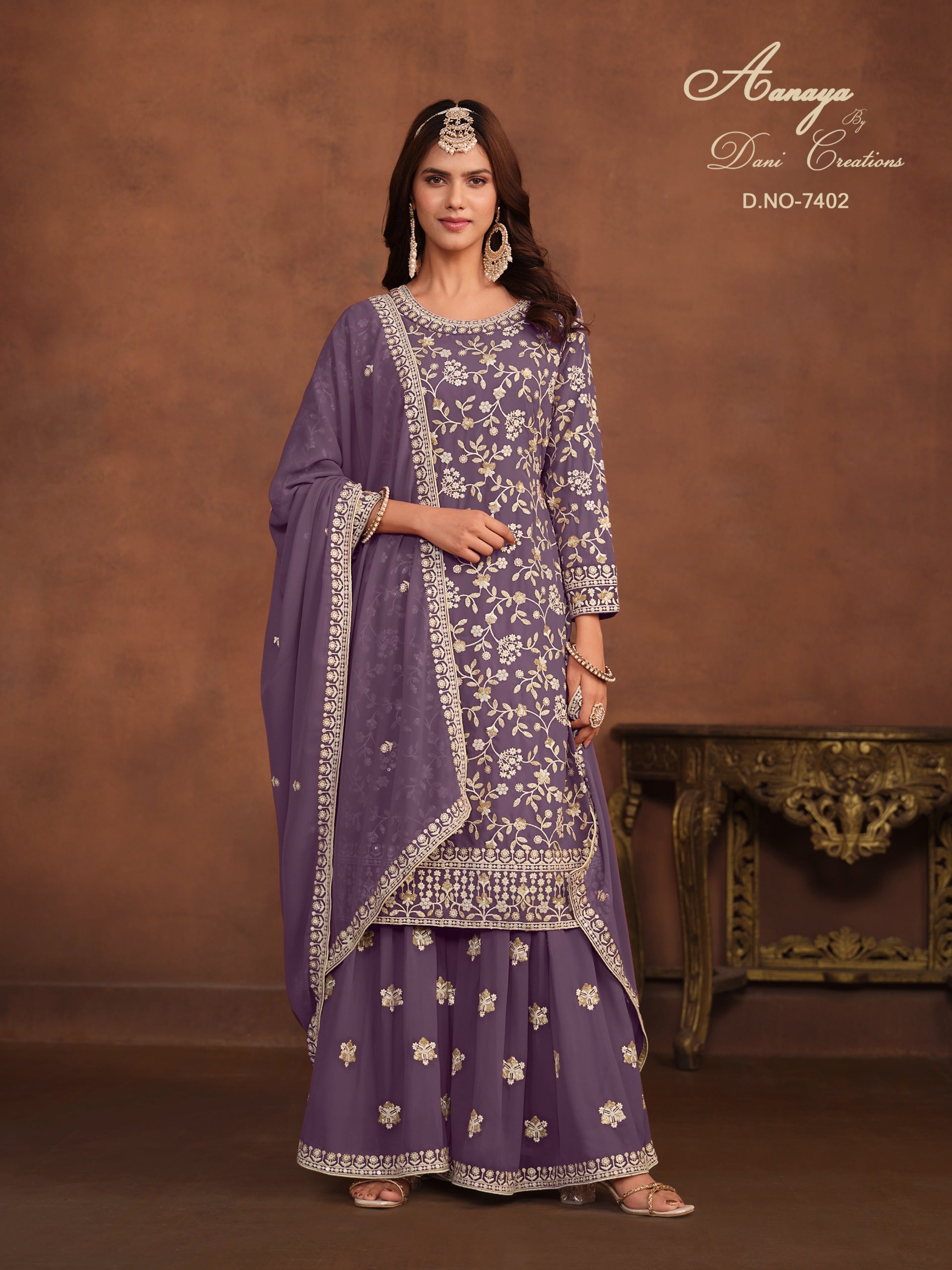 7402 Aanaya Vol 174 Dani Creation Unstitched Suits