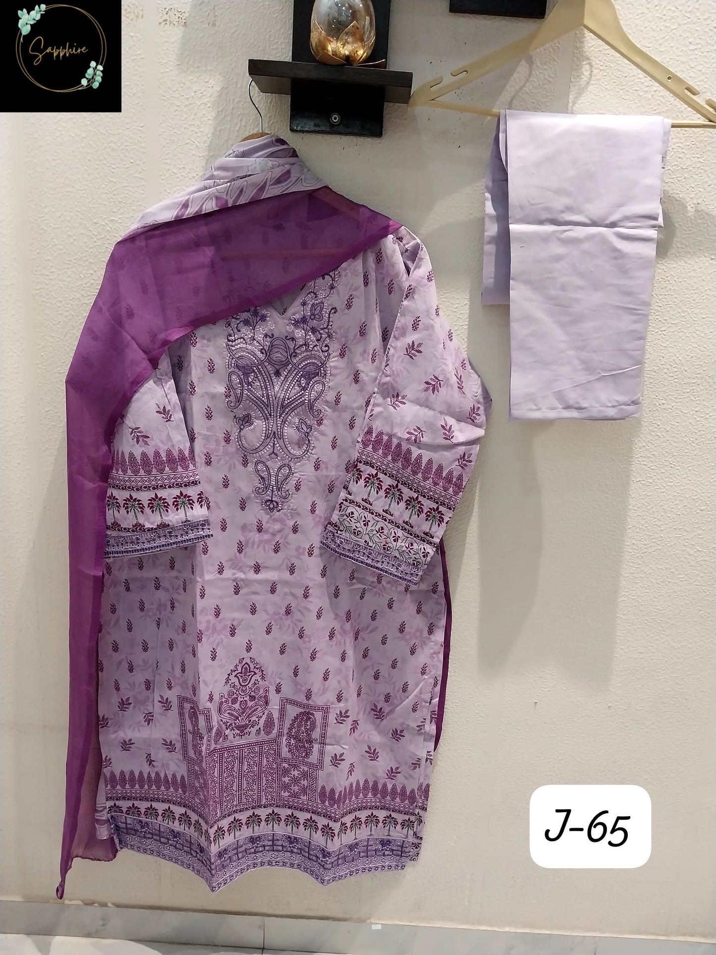 Jazmin Vol 65 Lavendar Sapphire Pakistani Readymade Suits