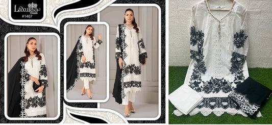 1407 Laxuria Trendz Pakistani Readymade Suits