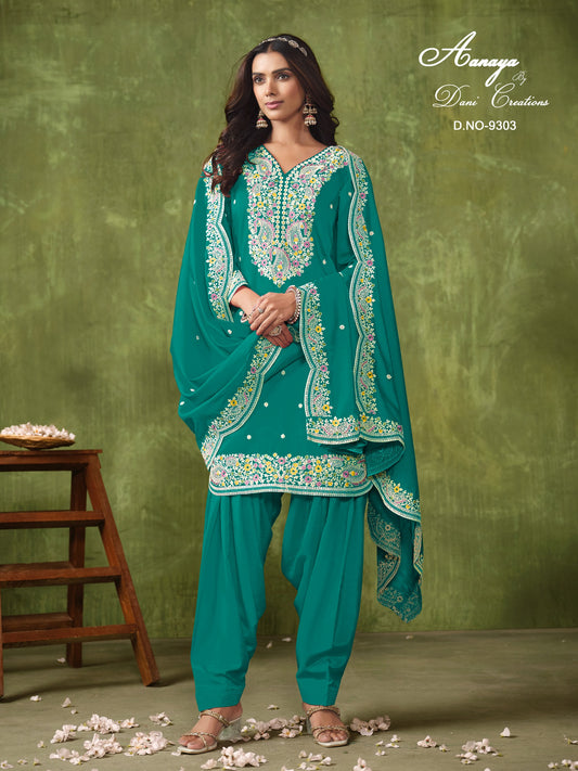 9303 Aanaya Vol 193 Dani Creation Unstitched Suits