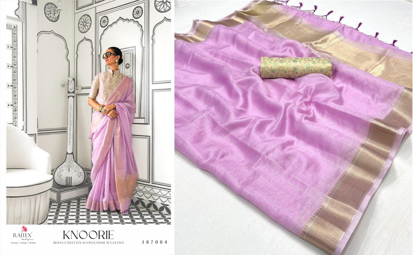 387004 Knoorie Rajtex Sarees