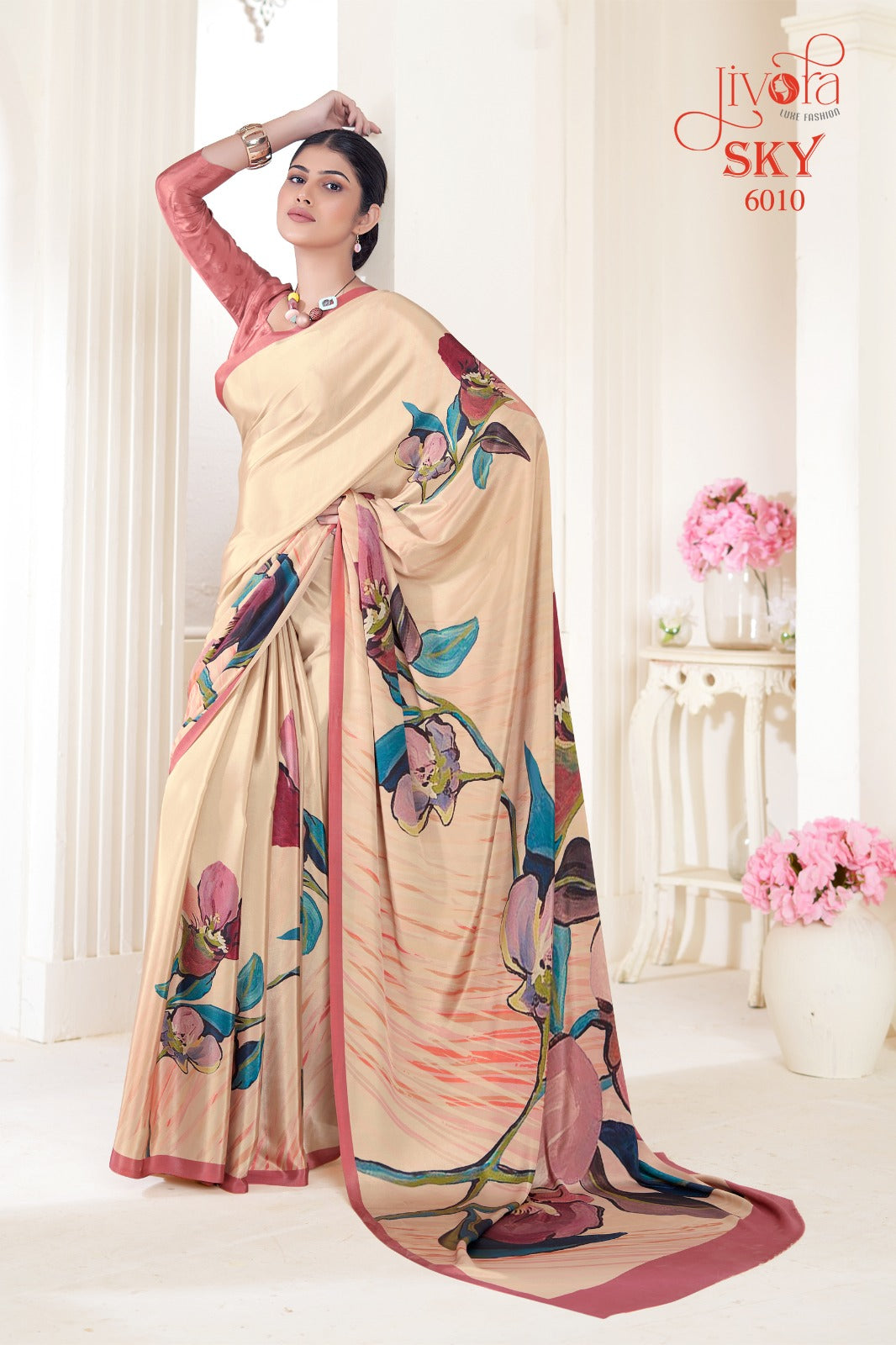 6010 Sky Jivora Sarees