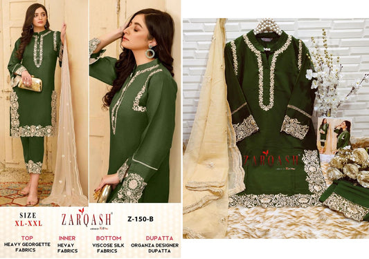 Z-150B Zarqash Pakistani Readymade Suits
