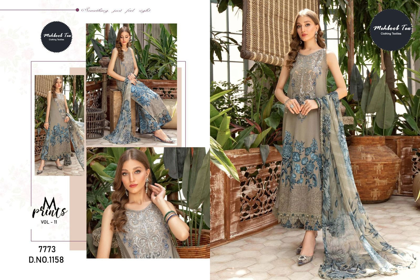 1158 M Print Vol 11 Mehboob Tex Pakistani Salwar Suits
