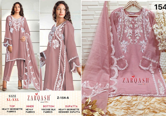 Z-154A Zarqash Pakistani Readymade Suits