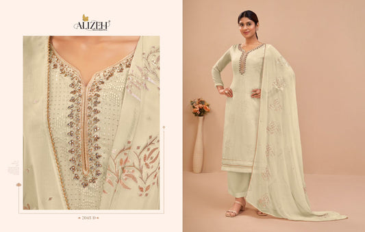 2045D Murad Vol 9 Alizeh Unstitched Suits