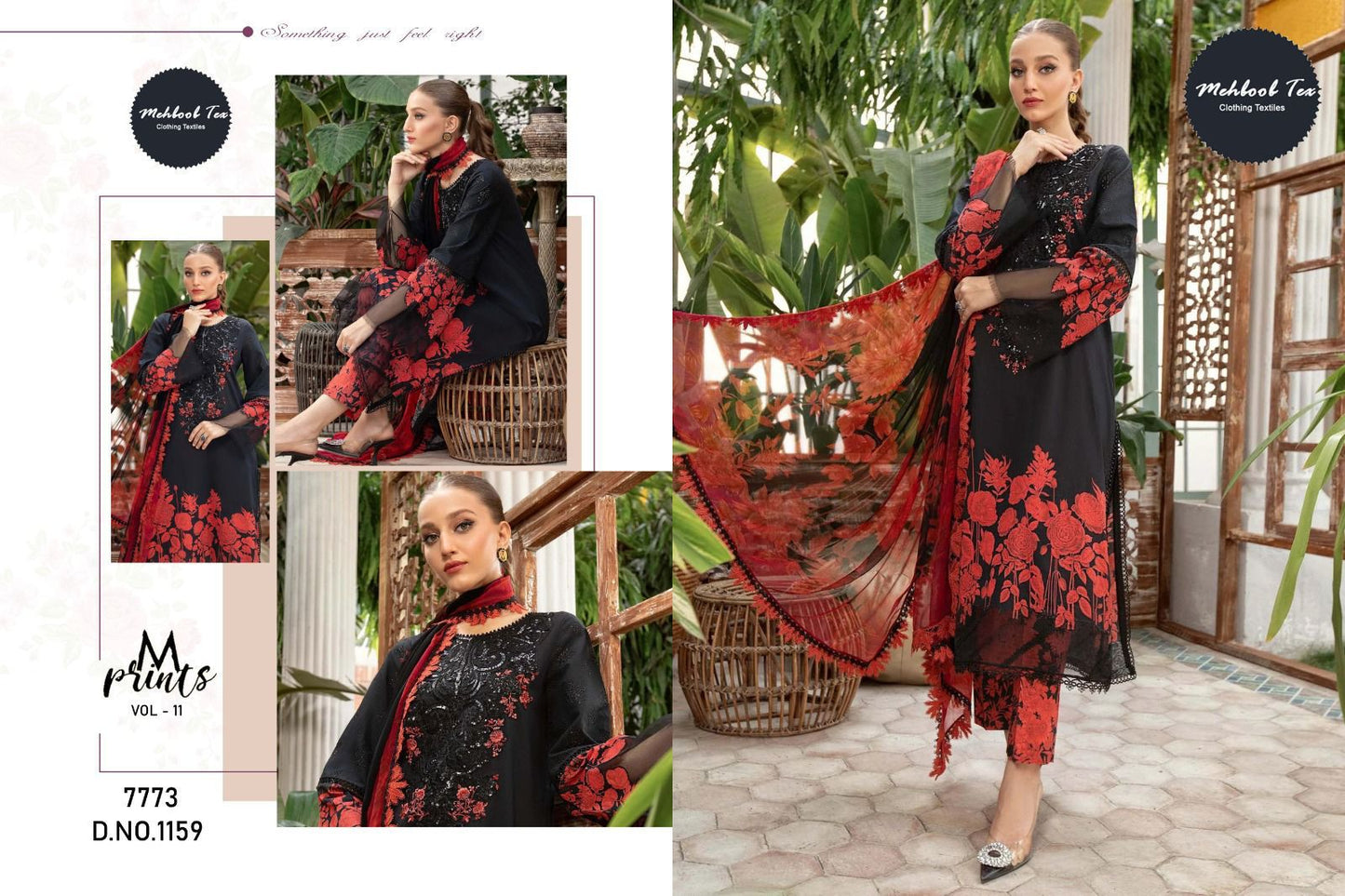 1159 M Print Vol 11 Mehboob Tex Pakistani Salwar Suits