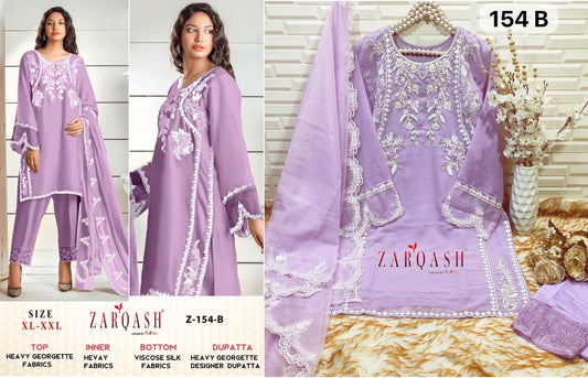 Z-154B Zarqash Pakistani Readymade Suits