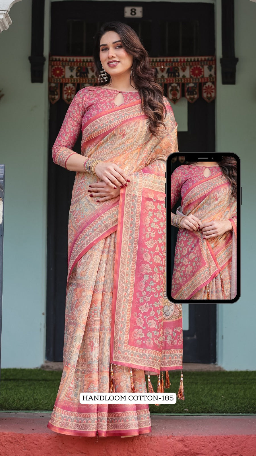 185 Almaari Cotton Sarees