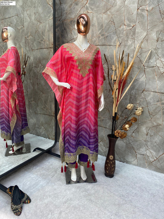 1886 Stlem Chinnon Kaftan Pant Set