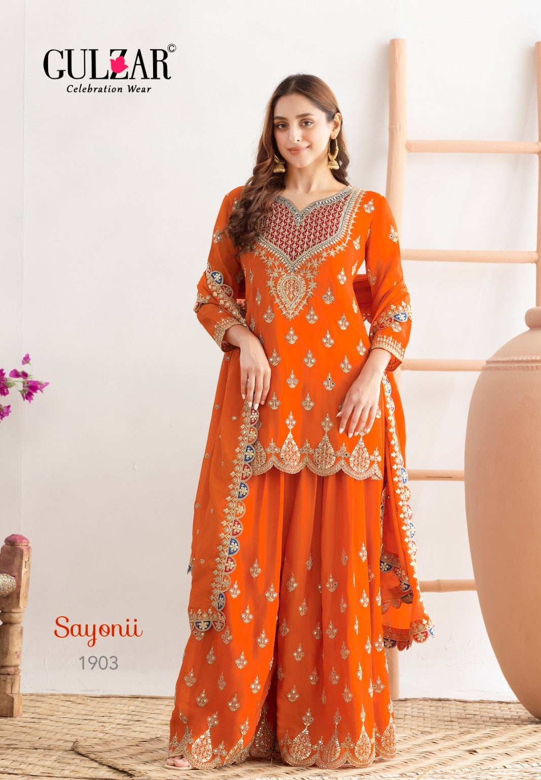 1903 Sayonii Gulzar Premium Chinon Readymade Suits