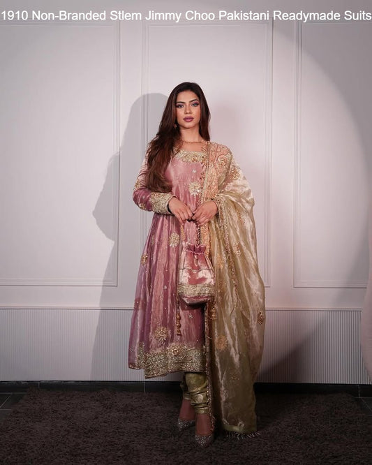 1910 Non-Branded Stlem Jimmy Choo Pakistani Readymade Suits