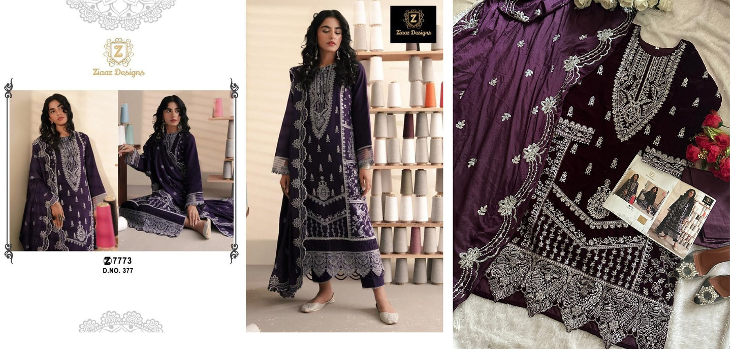 377 Ziaaz Designs Pakistani Salwar Suits