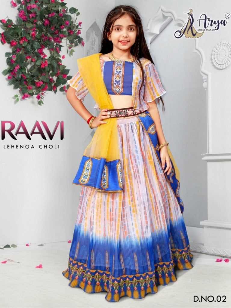 Raavi 02 Adm Girls Lehenga Choli