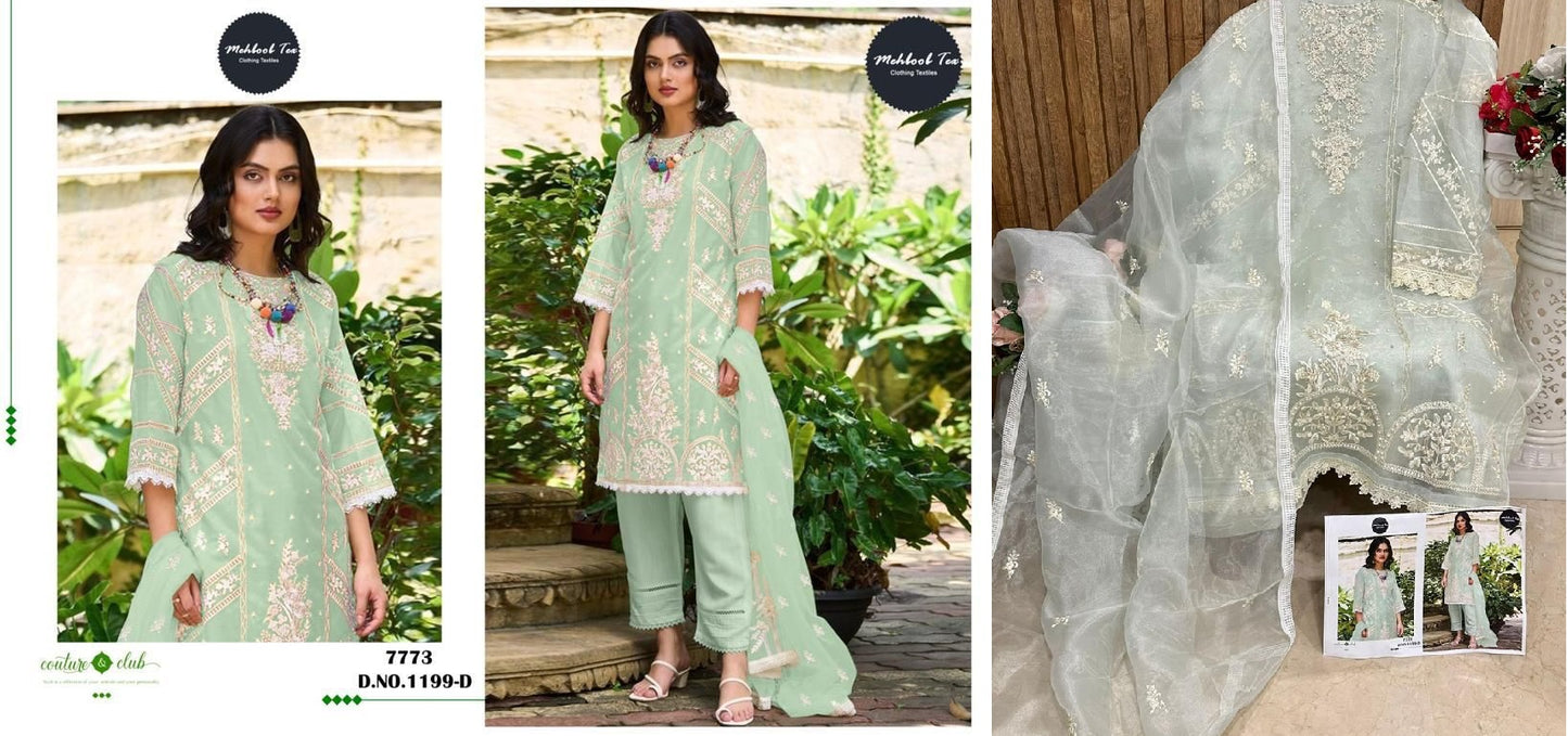 1199D Mehboob Tex Pakistani Salwar Suits