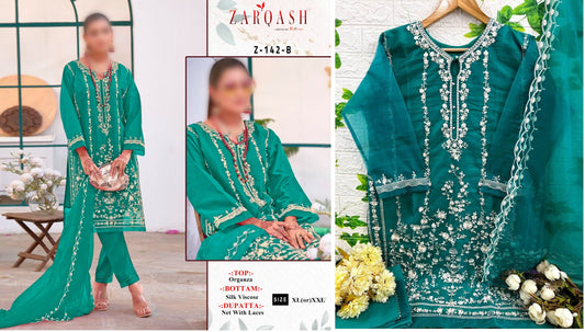 142B Zarqash Pakistani Readymade Suits