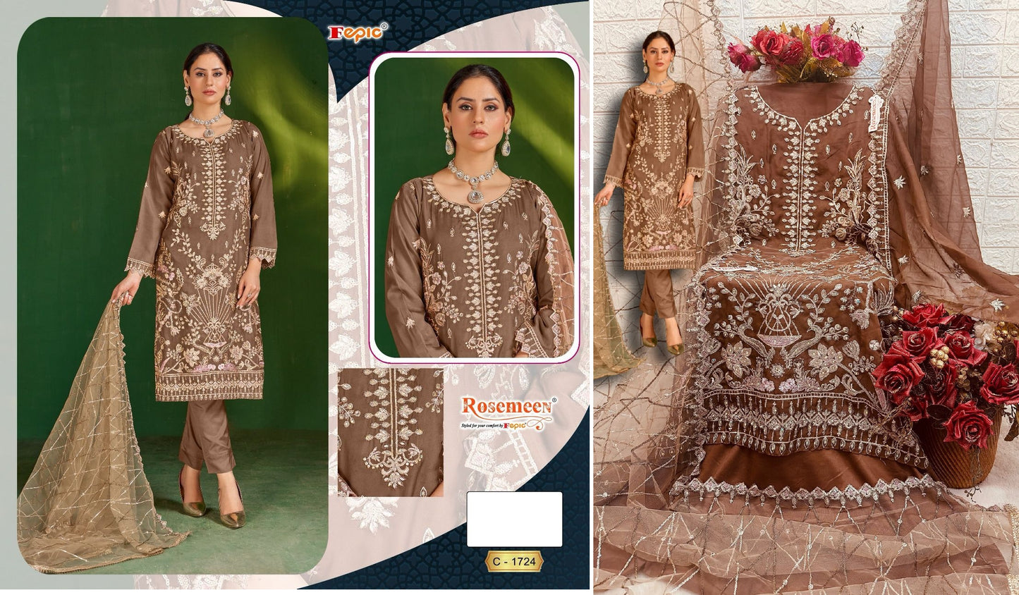 1724 Fepic Pakistani Salwar Suits