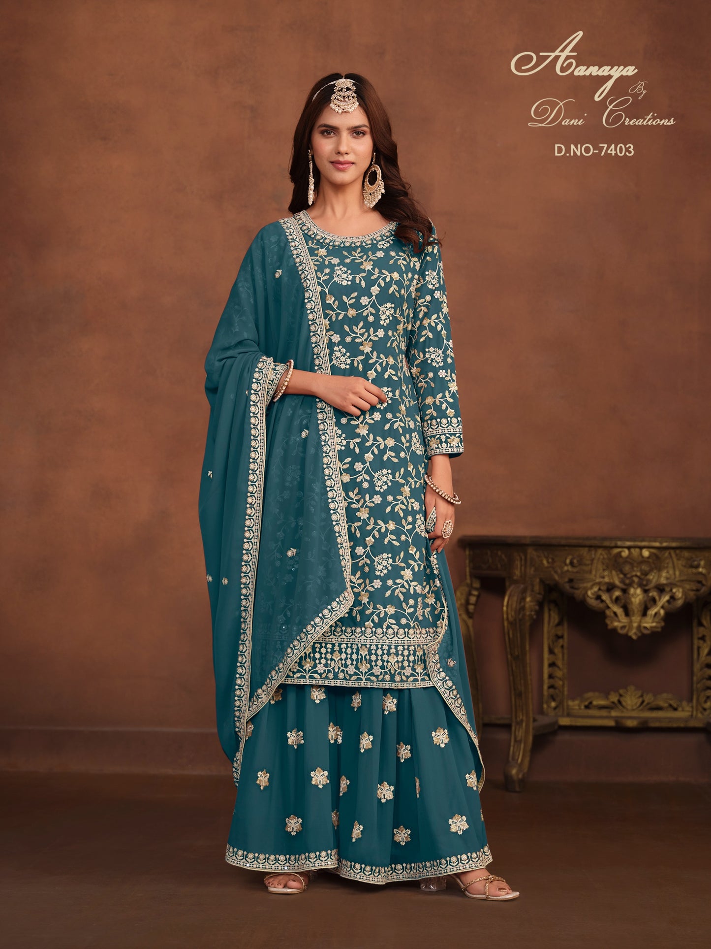 7403 Aanaya Vol 174 Dani Creation Unstitched Suits