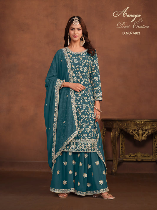 7403 Aanaya Vol 174 Dani Creation Unstitched Suits