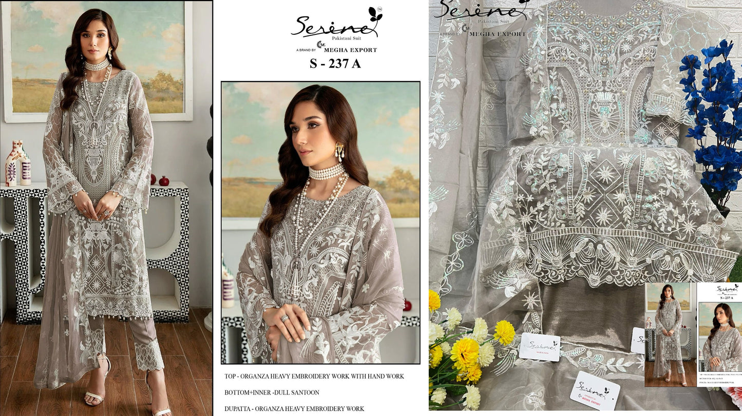 237A Serine Pakistani Salwar Suits