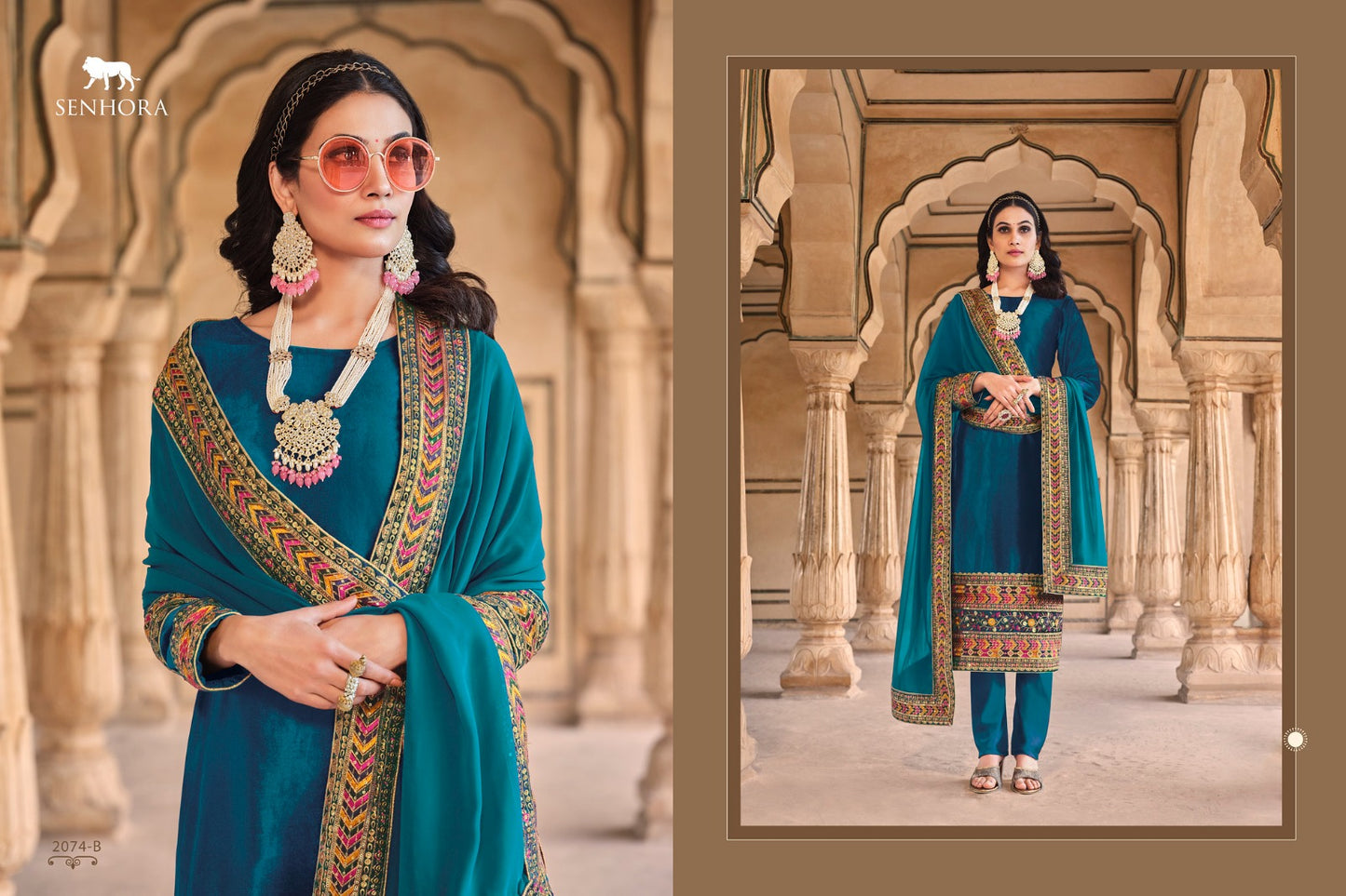 2074B Aadhya Vol 2 Senhora Pakistani Salwar Suits