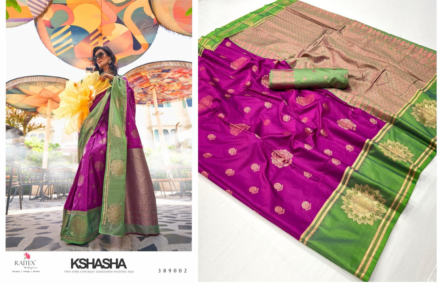 389002 Kshasha Rajtex Sarees