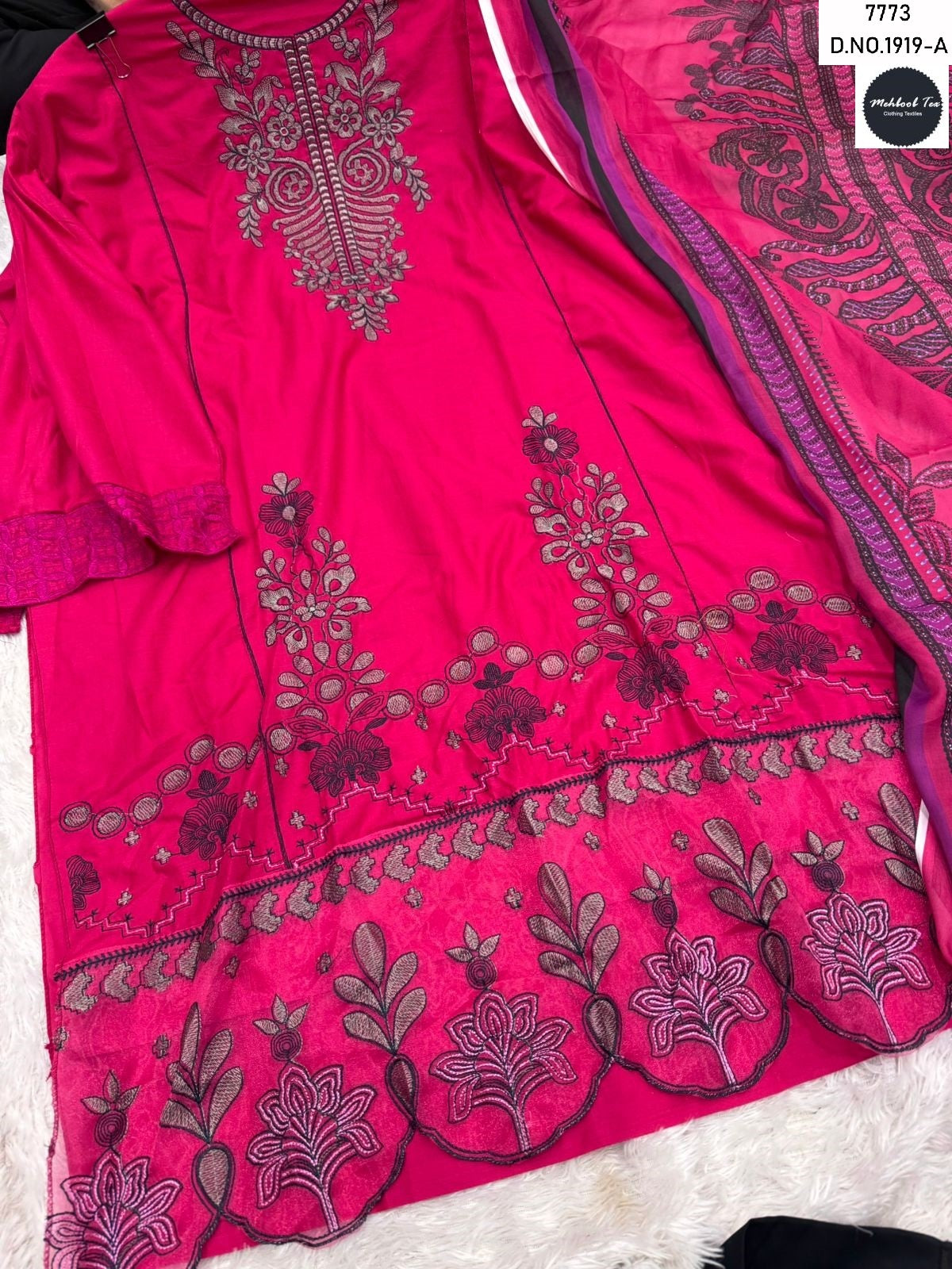 1919-A Mehboob Tex Heavy Rayon Pakistani Salwar Suits