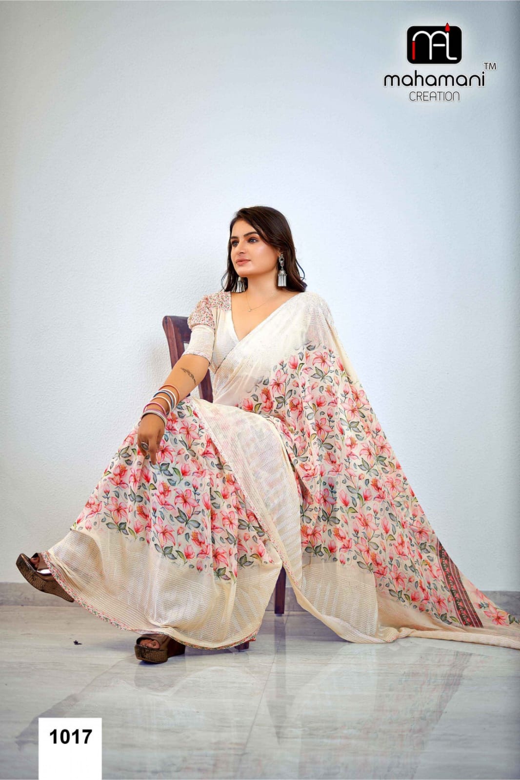 1017 Albeli Mahamani Creation Sarees
